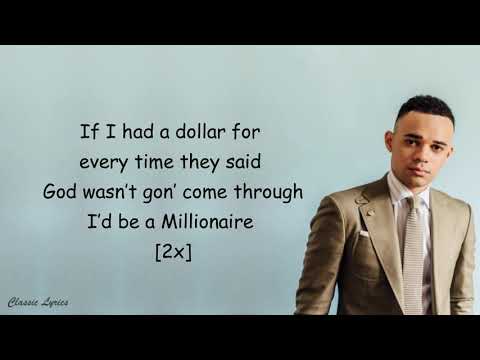 Tauren Wells - Millionaire ft. Kirk Franklin |Lyric Video |