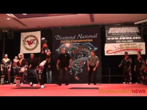 Team Full Circle Black vs USA All Stars Round 3 Men's Team Fighting at Diamond Nationals 2011