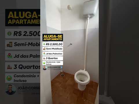 Aluga-se Apartamento Semi-Mobiliado no Jardim das Palmeiras