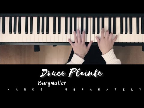 Burgmüller: Douce Plainte  | hands separately