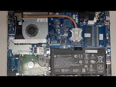 HP Laptop 15-dw0037wm Disassembly RAM SSD Hard Drive Upgrade Replacement Repair Quick Look Inside
