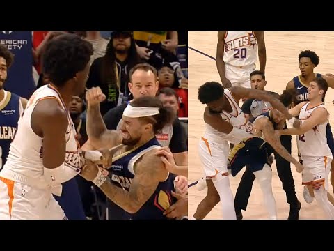 Jose Alvarado and Mark Williams throw punches during fight and get ejected 😳