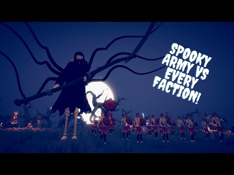 Spooky Army vs Every Other Faction Army! - Totally Accurate Battle Simulator