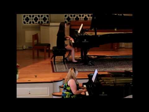 "Jamaican Rumba" by Arthur Benjamin,played by Lucy Kaff and Elena Panova