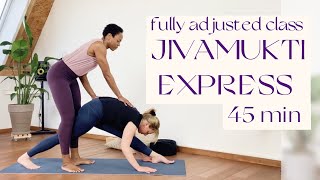45 Min Jivamukti Express | Strength & Endurance  | Rowena Johnson  | Full Body  
