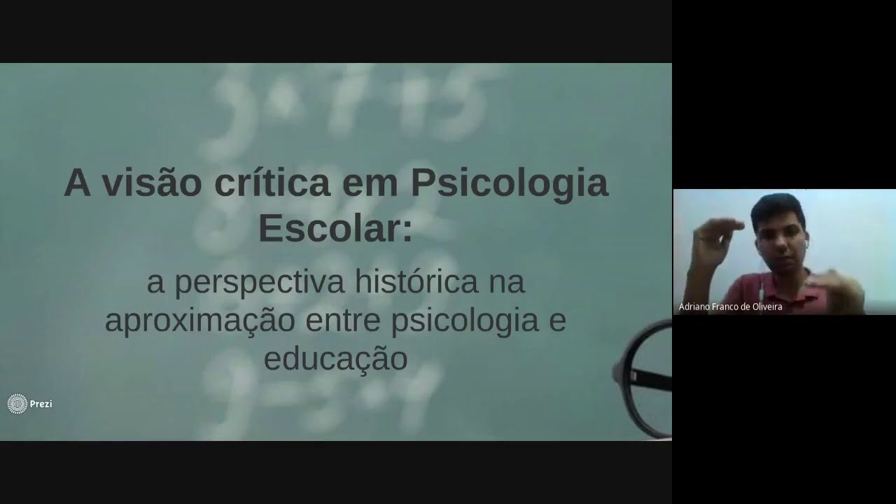 A visão crítica em Psicologia Escolar: a perspectiva histórica entre psicologia e educação