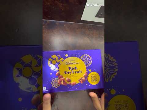 Cadbury rich dry fruit collection 🤤🥰💗 #youtubeshorts #shortvideo #asmr #ytfamilyindia #cadbury