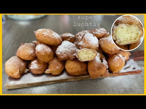 BASiS RECEPT OLiEBOLLEN | ZONDER BAKMiX!! | SUPER LUCHTiG EN SiMPEL | RECEPTEN OUM YOUNES #207