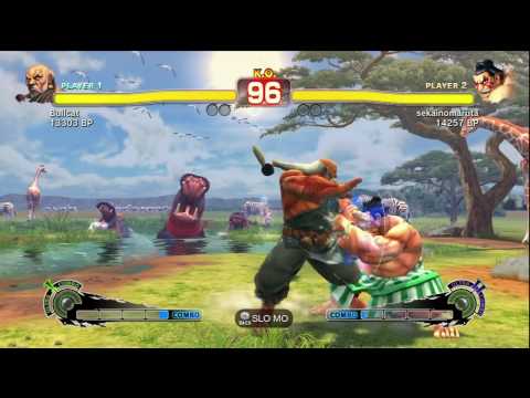 SSF4: Bullcat (Gouken) vs. sekainomaruta (E. Honda)