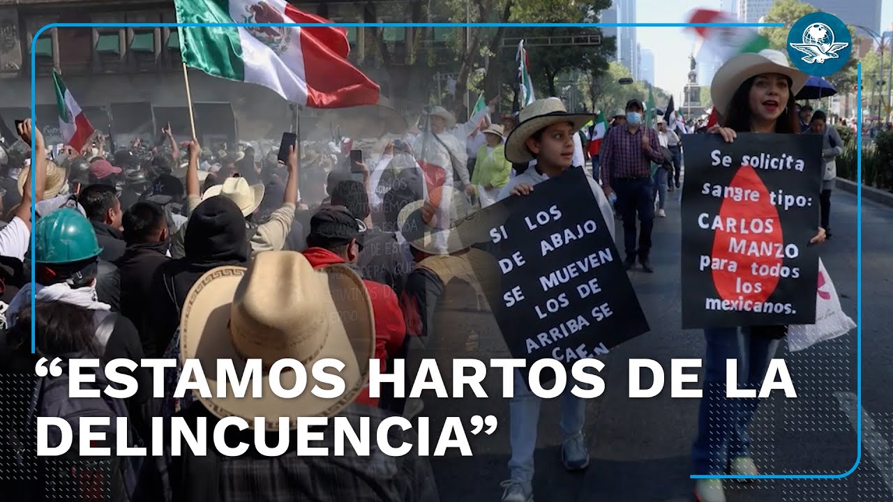 Protestan entre sombreros, Generación Z y petardos
