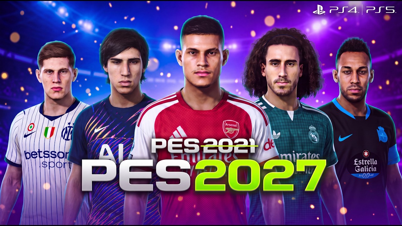 OPTION FILE PES 2021 ATUALIZAÇÃO DE AGOSTO | TRANSFORME SEU PES 2021 EM PES 2027 (PS4, PS5 E PC)