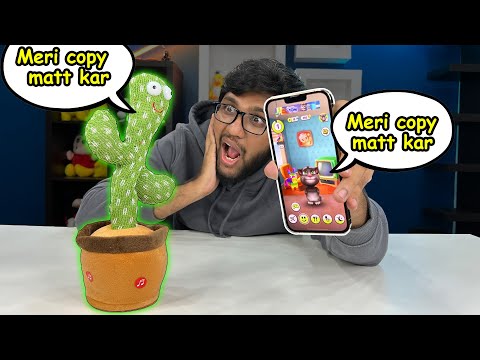 Talking Cactus VS Talking Tom battle is too Funny !