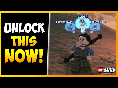 LEGO Star Wars The Skywalker Saga - How To Use Scavenger Skills (Unlocking Glider & More!)