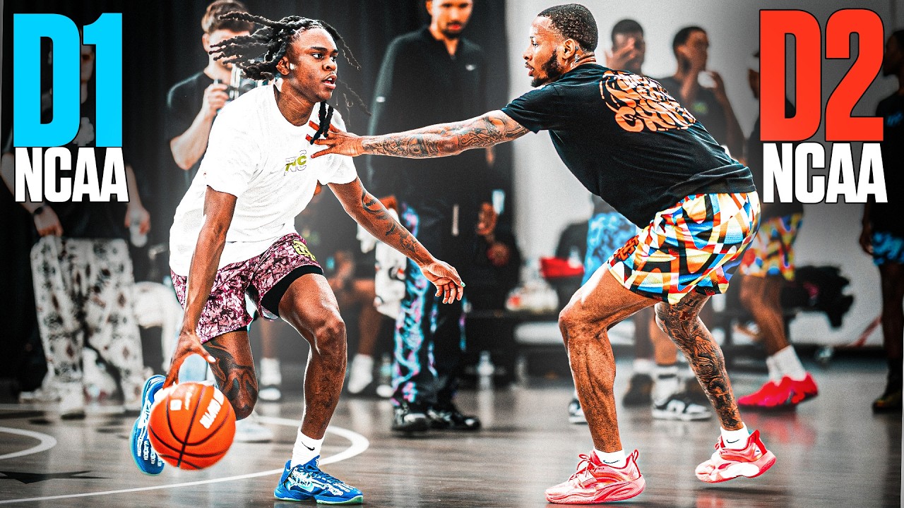NCAA D1 Hooper vs D2 Hooper For $1,000 Was INSANE…