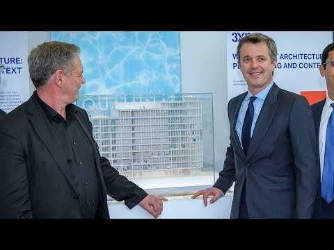 Kronprins Frederik stod for festlig afsløring i Canada