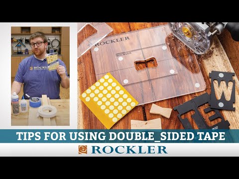 Part of a video titled Tips for Removing Backing on Double-sided Tape - YouTube