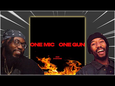 Nas and 21 Savage - One Mic, One Gun | REACTION
