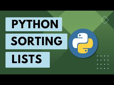 31 Python Basics Sorting Lists