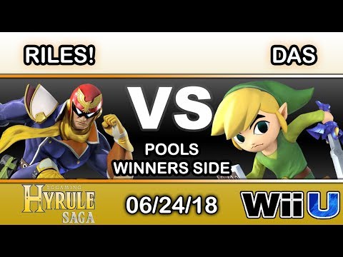 Hyrule Saga - M7 | Riles! (Captain Falcon) Vs. Das (Toon Link) Pools - Smash 4