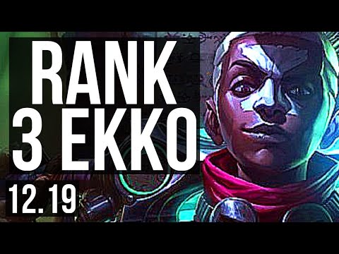 EKKO vs KHA'ZIX (JNG) | 9/0/6, Rank 3 Ekko, 2.1M mastery, Legendary, Rank 29 | TR Challenger | 12.19