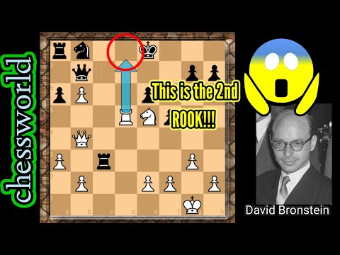 NO FEAR!! TWO ROOKS SACRIFICE||BRONSTEIN VS VEDDER 1997|| BEAUTIFUL CHESS TACTICS
