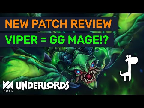 NEW VIPER = Godly Mage Counter?! Tested Patch Review & Builds | Dota Underlords