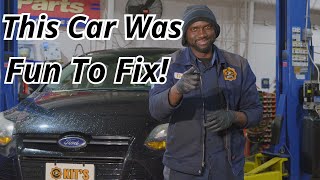 Ford Focus : Crank No Start After Putting Fuel in The Tank - Code P0171 & P0456 Diag & Repair