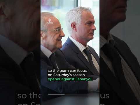 Jose Mourinho returns to Real Madrid in closed-door ceremony | AJ #shorts