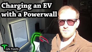 Charging an Electric Car with a Powerwall