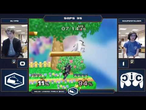 S@PS 35 Melee Singles - Slypig (Marth) vs Soupo (White Marth) - Losers Finals