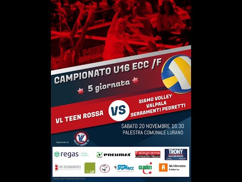U16/F ECC: VL TEEN ROSSA  : SIAMO VOLLEY VALPALA