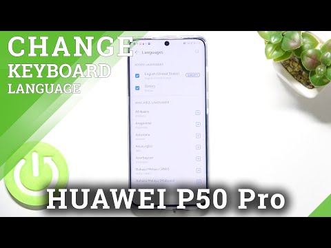 How to Change Keyboard Language on HUAWEI P50 Pro - Change Input Language