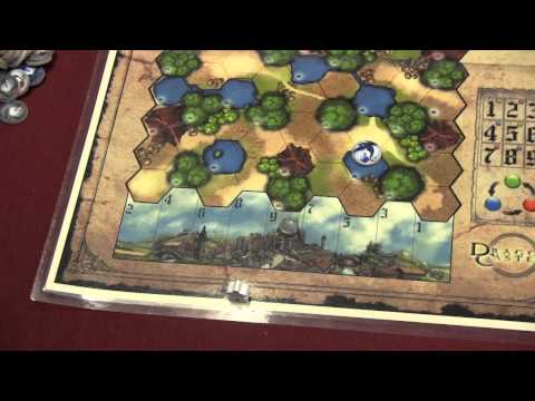 Overview of Dragon Caster by Tom Vasel (The Dice Tower)