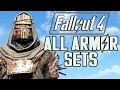 FALLOUT 4 - ALL ARMOR SETS! 