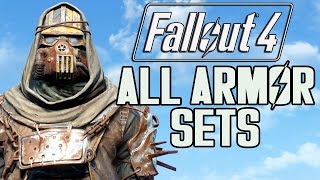 FALLOUT 4 - ALL ARMOR SETS!