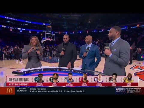 Carmelo Anthony & T-Mac react to LeBron James has been named an All-Star a record 22nd time