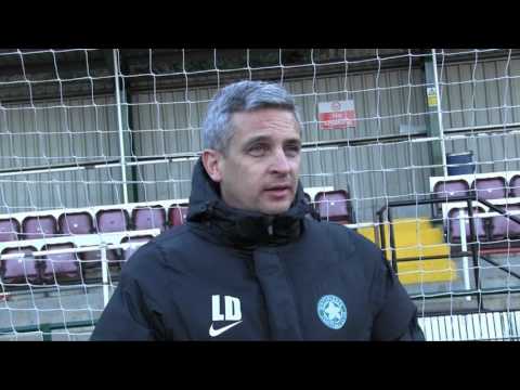 Post match interviews following defeat to Cray Wanderers