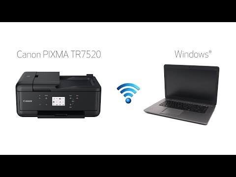 Thumbnail for Setting up Your Wireless Canon PIXMA TR7520 - Manual Connect with a Windows Computer