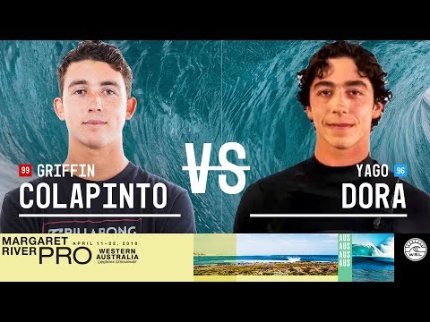 Griffin Colapinto vs. Yago Dora - Round Two, Heat 7 - Margaret River Pro 2018