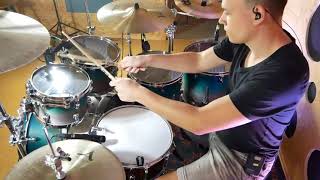 Video thumbnail for TAMA Starclassic walnut/birch 5pc satin sapphire fade SOUND CHECK by P.VILLAGE