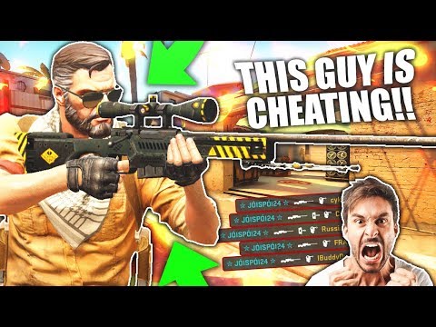 When the enemy team calls you out for cheats