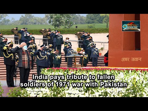 India pays tribute to fallen soldiers of 1971 war with Pakistan