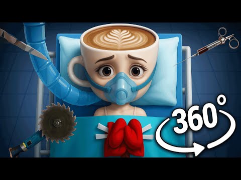 Italian Brainrot Animals and Ballerina Cappuccina Hospital | 360° VR