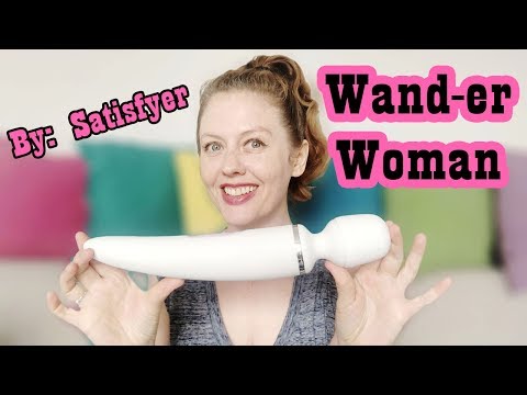 SATISFYER WAND-ER WOMEN Juodas video