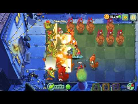 Plants vs. Zombies 2 pinata party 7/7/2017 || pinata party July 7, 2017