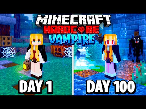 Lyndsay Rae - I Survived 100 Days as a VAMPIRE in Hardcore Minecraft.. Here's What Happened..