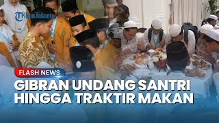 Gibran Undang Ratusan Santri Kunjungi Istana Wapres Hingga Monas, Ajak Berkeliling dan Traktir Makan