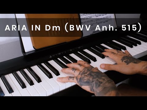 Aria in D Minor (BWV Anh. 515) by J. C. Bach | Adult Beginner