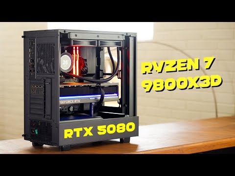 Собрал себе самый мощный ПК дли игр с 9800X3D И RTX 5080!