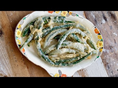 Green Bean Fritters from Portuguese Online Cooking Class Inspired by Jose Silva